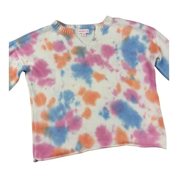 Design History Tie-Dye Sweater - Girls' Size MediumPink/Blue/ Orange Pastel - Picture 9 of 11